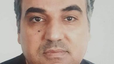 صورة اختطاف الصحفي أحمد محمود الأسطل