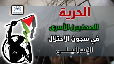 صورة الحرية للصحفيين الأسرى في سجون الاحتلال الإسرائيلي