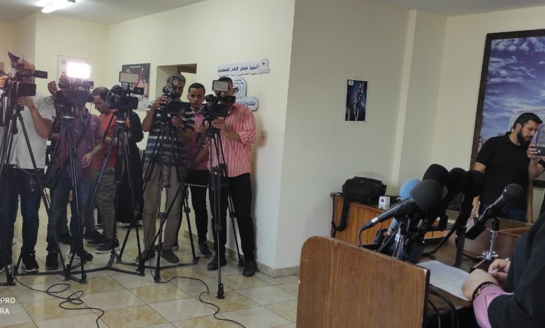صورة مؤتمر صحفي “نتائج التقرير الأميركي الخاص بقتل الزميلة شيرين أبو عاقلة”  كلمة منتدى الإعلاميين الفلسطينيين