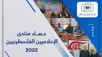 صورة حصاد منتدى الإعلاميين الفلسطينيين لعام 2022