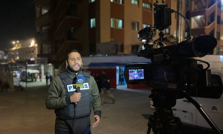 صورة منتدى الإعلاميين الفلسطينيين ينعى الصحفي محمد منصور