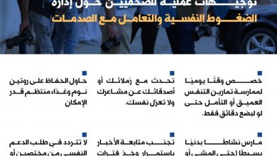 صورة توجيهات عملية للصحفيين