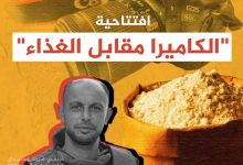 صورة افتتاحية “الكاميرا مقابل الغذاء